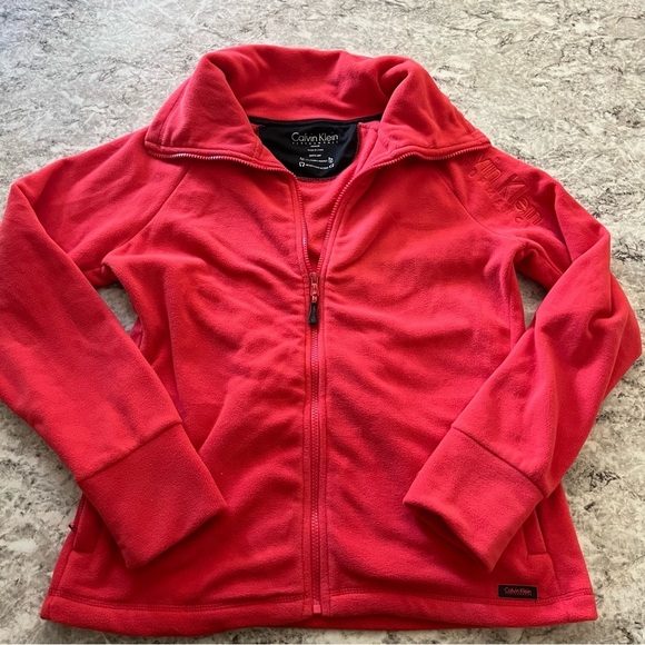 Calvin Klein performance jacket pink size medium quick dry coat - Picture 1 of 9